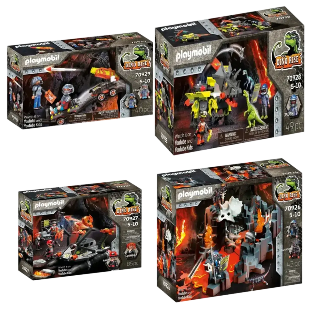 PLAYMOBIL Dino Rise XXL Set (70926, 70927, 70928, 70929) – 4-in-1 Abenteuerpaket PLAYMOBIL Dino Rise XXL Set (70926, 70927, 70928, 70929) – 4-in-1 Abenteuerpaket