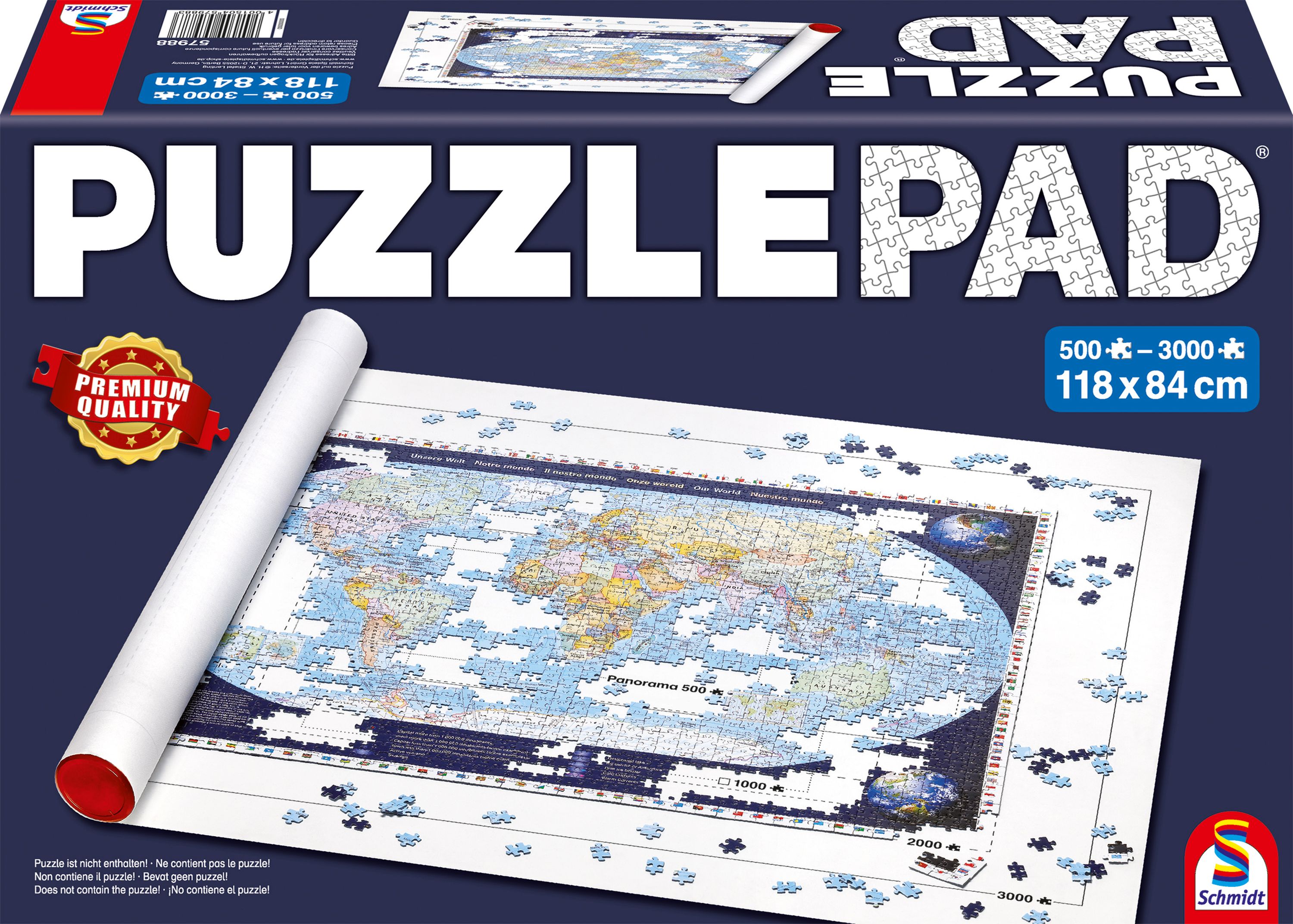 Schmidt Spiele Puzzle Pad für Puzzle bis 3000 Teile Diagramm, Handlung, Veröffentlichung, Dynamit, Waffe