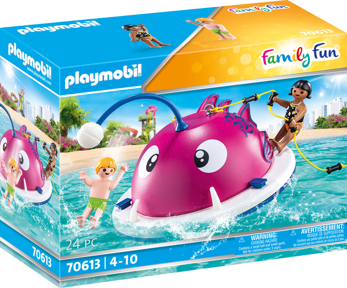 PLAYMOBIL, 70613, Kletter-Schwimminsel, Wasser, Person, Aufblasbar