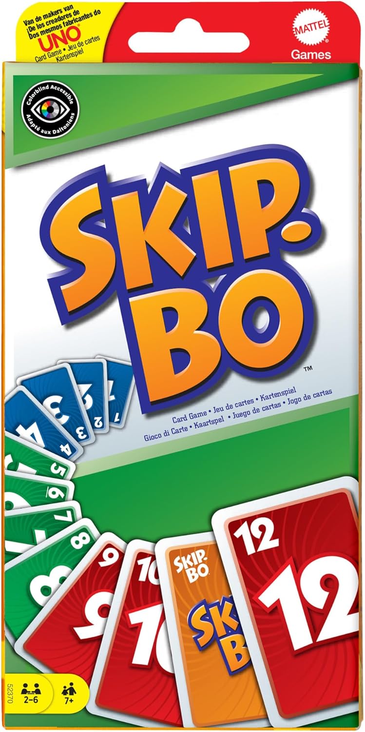 Skip-Bo Strategisches Kartenspiel für die ganze Familie 52370 Skip-Bo, Strategisches, Kartenspiel, für, die, ganze, Familie, 52370