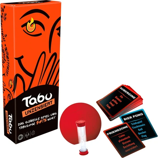 Taboo Unzensiert, Partyspiel für Erwachsene, Brettspiel