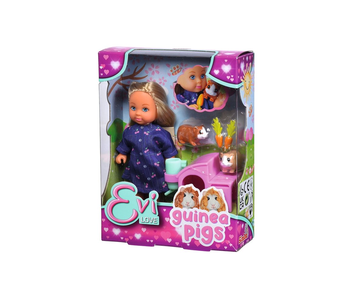 Simba Evi LOVE Guinea Pigs 105733636 Simba, Evi, LOVE, Guinea, Pigs, 105733636, Puppe, Spielzeug, Figur