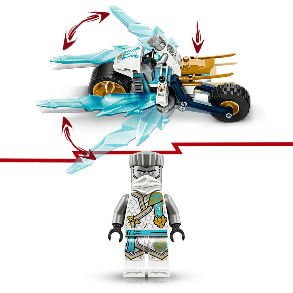LEGO® NINJAGO® Zanes Eismotorrad 71816 Maschine, Rad, Person
