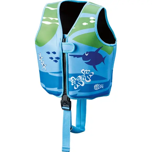BECO unisex Kinder-Schwimmweste blau, grün Größe M BECO unisex Kinder-Schwimmweste blau, grün Größe M