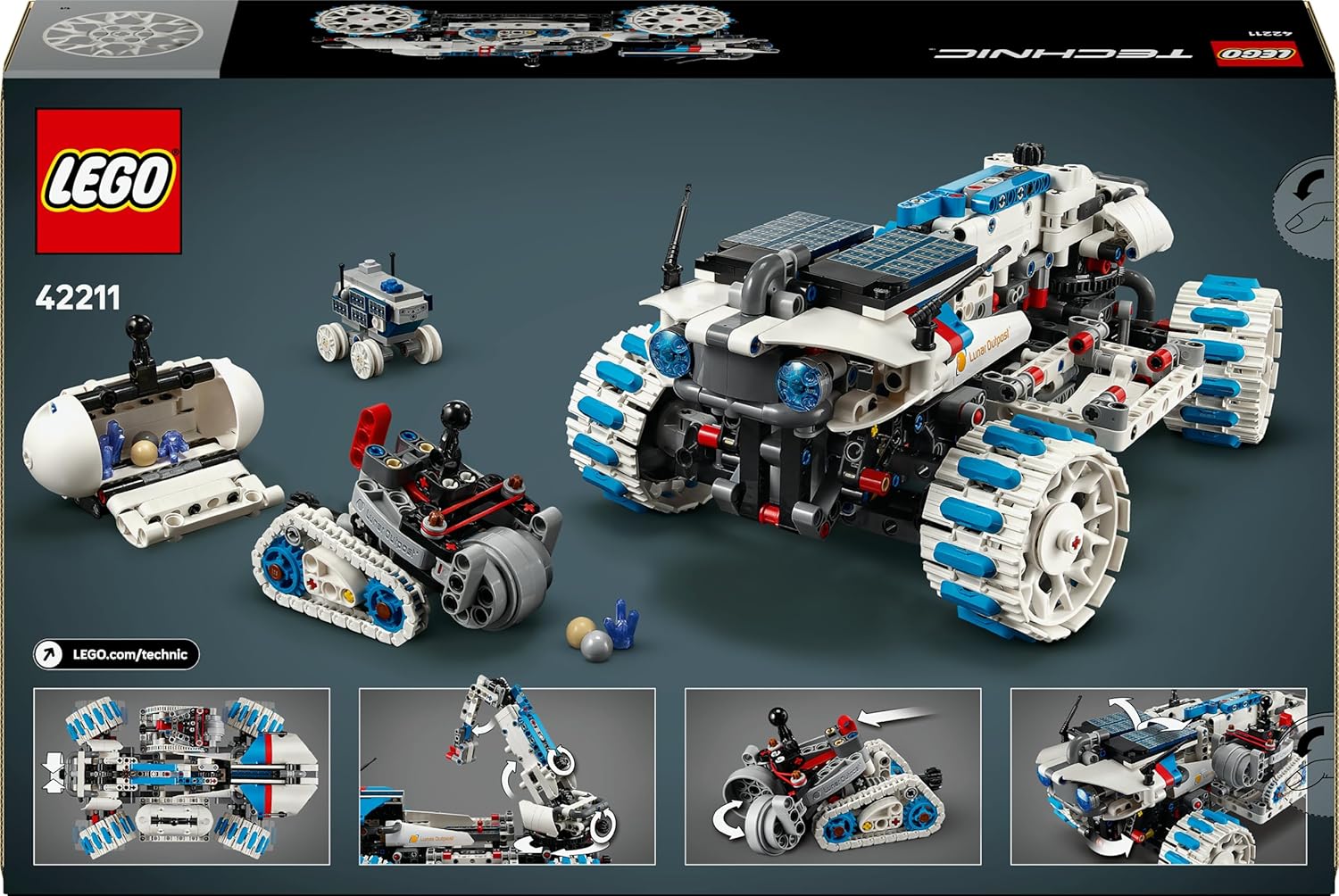 LEGO 42170 Technic Kawasaki Ninja H2R Motorrad-Bauset LEGO Technic 42170 Kawasaki Ninja H2R Motorrad in Schwarz und Grün mit realistischen Details