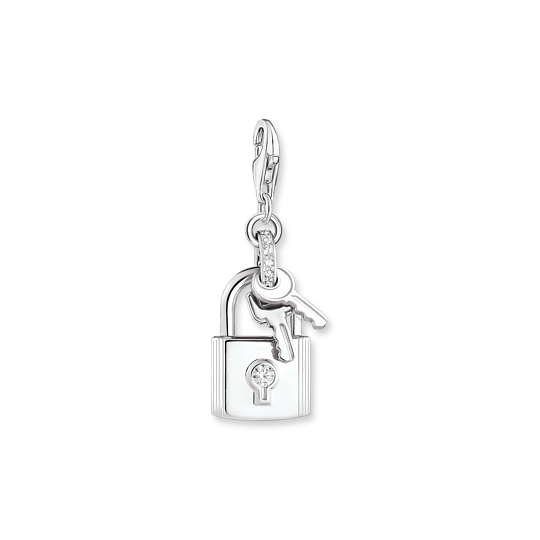 Thomas Sabo Anhänger Charm-Club Schloss Mit Schlüssel Silber Thomas, Sabo, Anhänger, Charm-Club, Schloss, Mit, Schlüssel, Silber, Zubehor, Rauchrohr