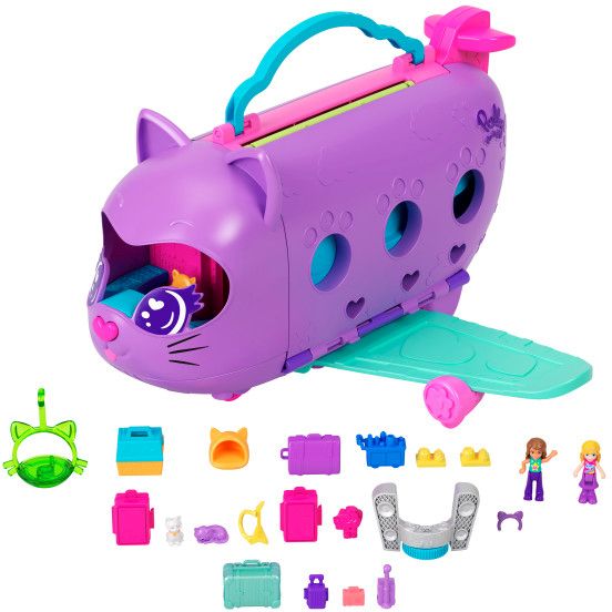 Polly Pocket Kitty Plane Polly, Pocket, Kitty, Plane