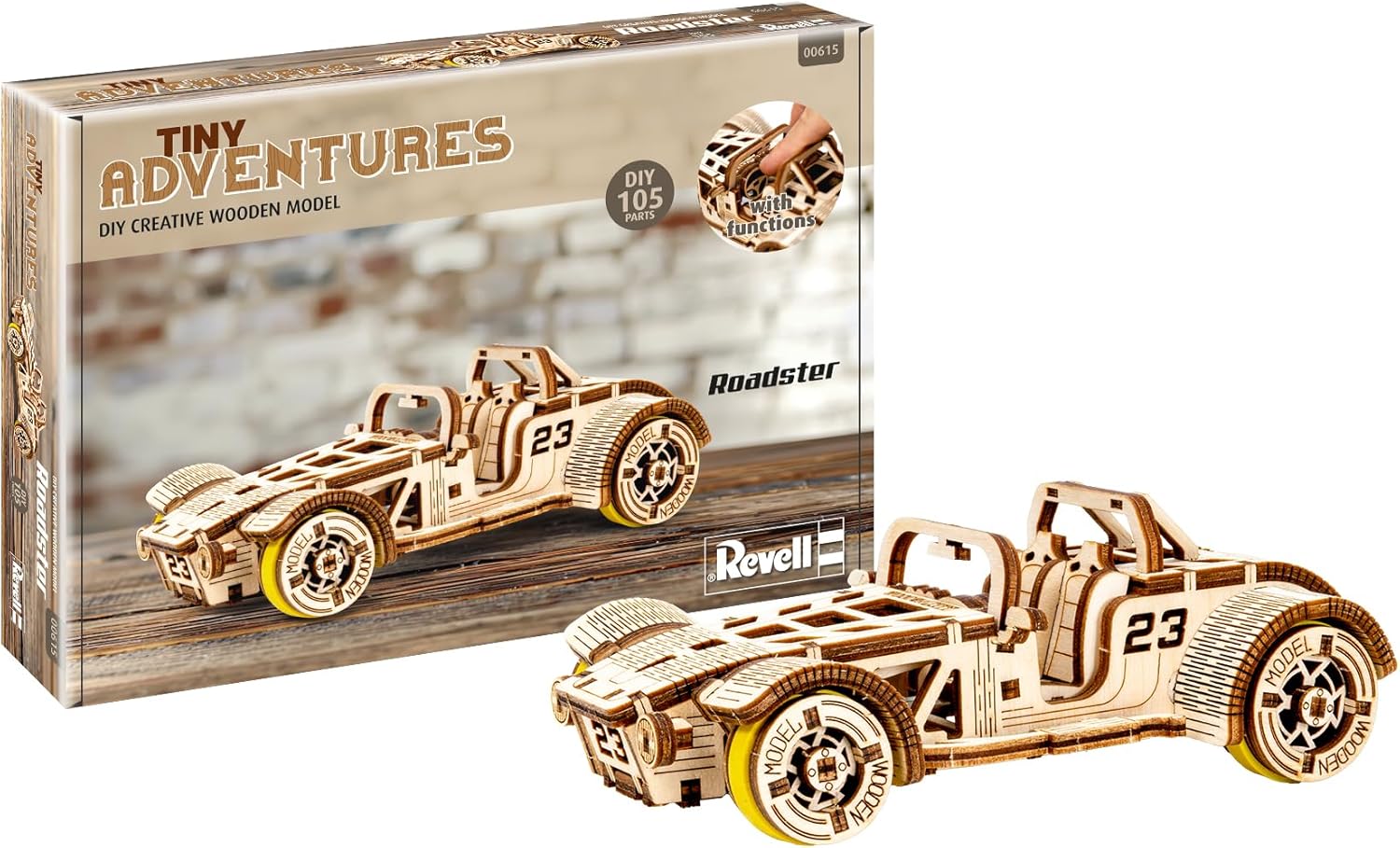 Revell, 00615, Tiny, Adventures, Roadster
