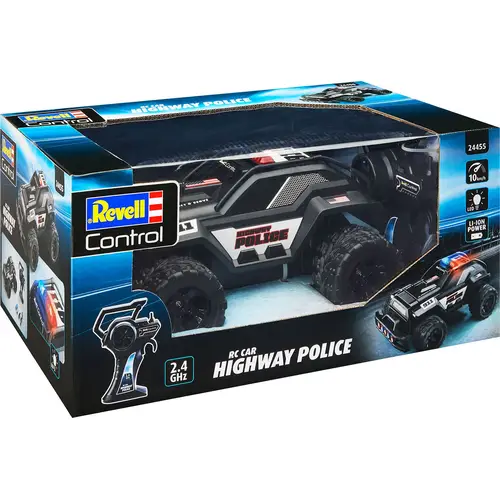 Carrera RC Car Highway Police, Revell Control Ferngesteuertes Polizeiauto