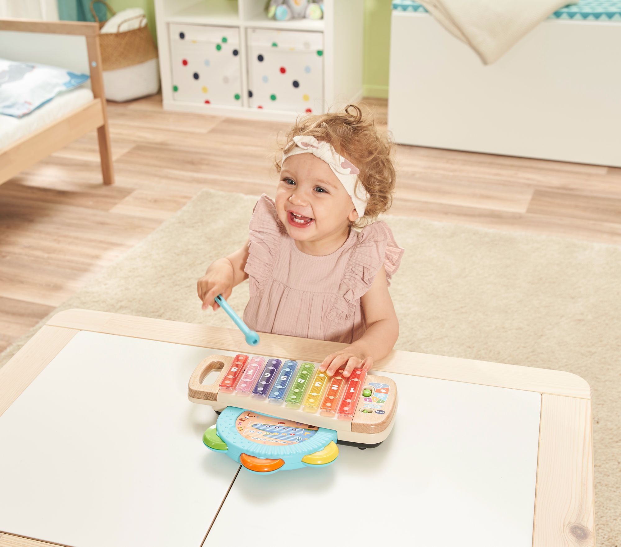 VTech Interaktives Holz-Xylofon mit Tamburin