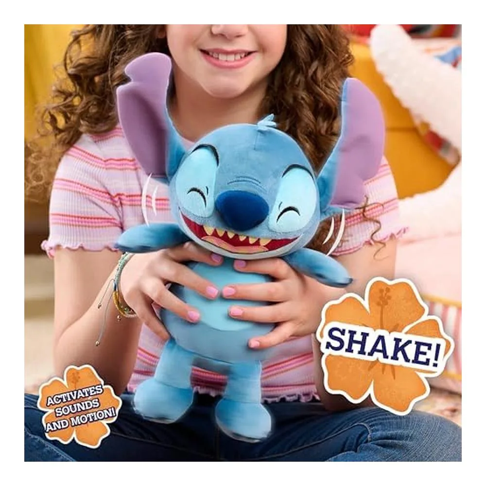 Disney Stitch Crack Me Up Feature Plush Disney Stitch Crack Me Up Feature Plush