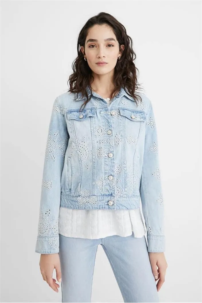 Desigual Damen Jeansjacke „Chaq Calm“ - Denim 21SWED155007 GR. 42