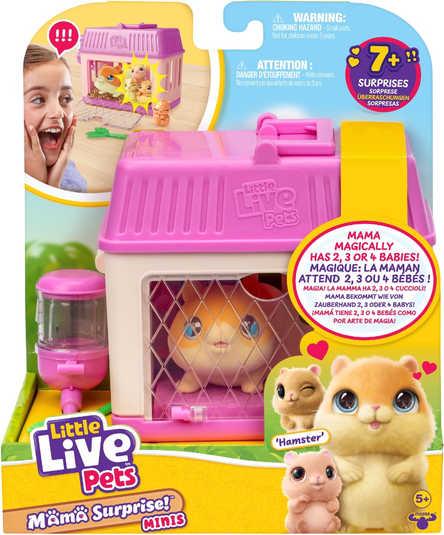 Little Live Pets Mama Surprise Mini Spielset Hamster Spielzeug, Person, Gesicht, Kopf, Spielzeug, Person, Gesicht, Kopf