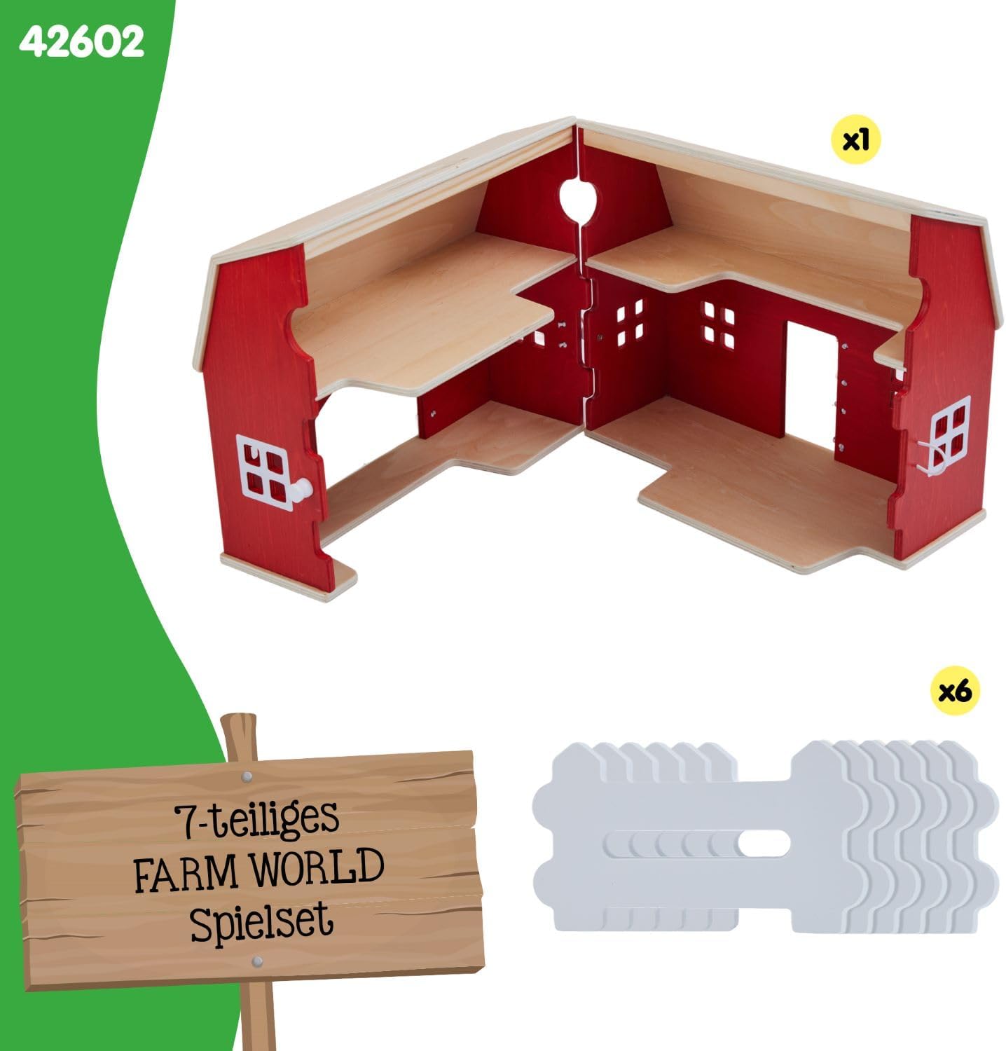 Großer Bauernhof aus Holz