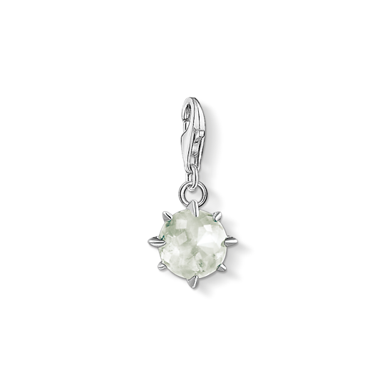 Thomas Sabo Anhänger Charm-Club Geburtsstein August 925 Sterling Silber Prasiolith Zirkonia Hellgrün 1786-465-33 Thomas, Sabo, Anhänger, Charm-Club, Geburtsstein, August, 925, Sterling, Silber, Prasiolith, Zirkonia, Hellgrün, 1786-465-33, Zubehor, Ohrring, Schmuck, Kristall