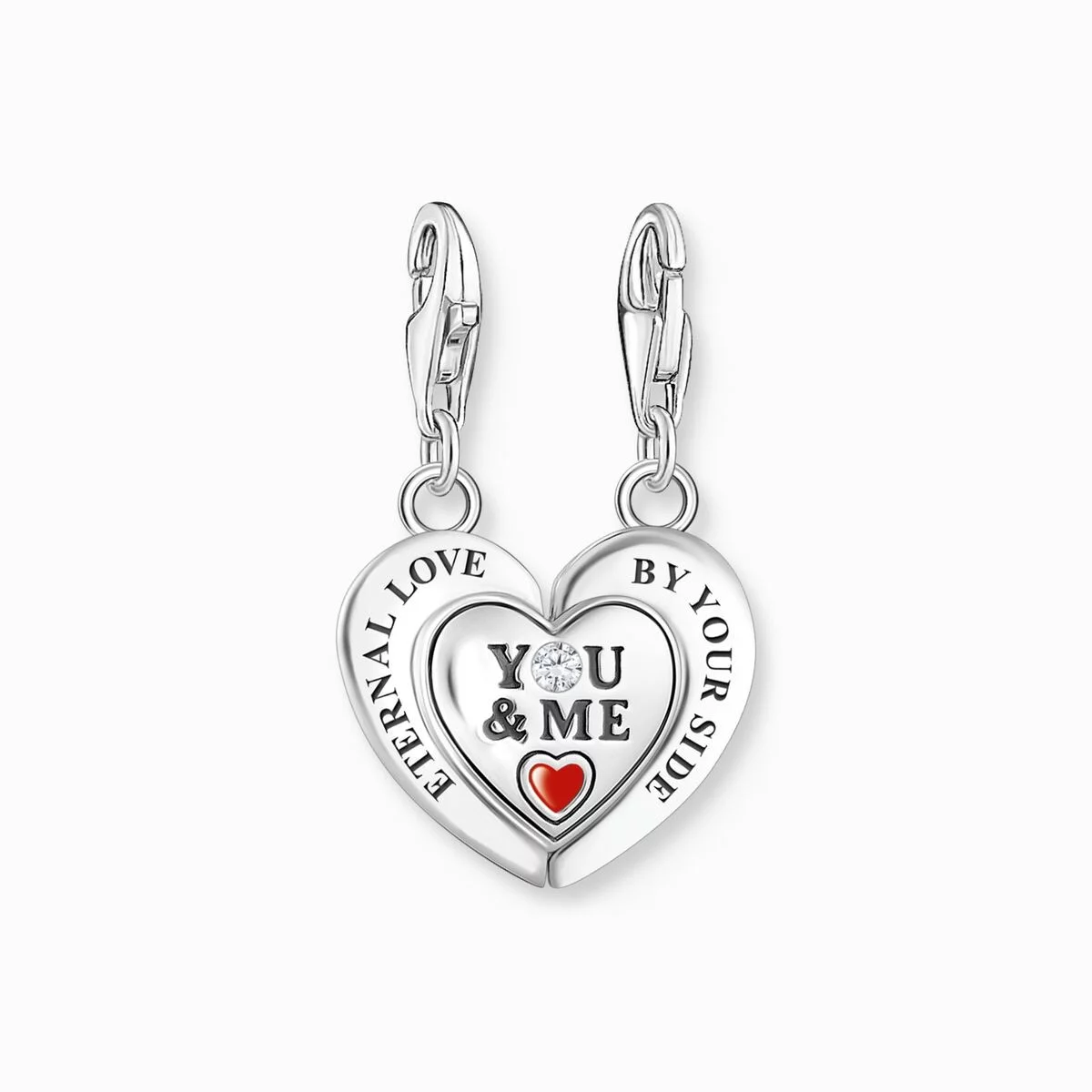 Thomas Sabo Anhänger Charm-Club You&Me Herz Silber 2108-691-21