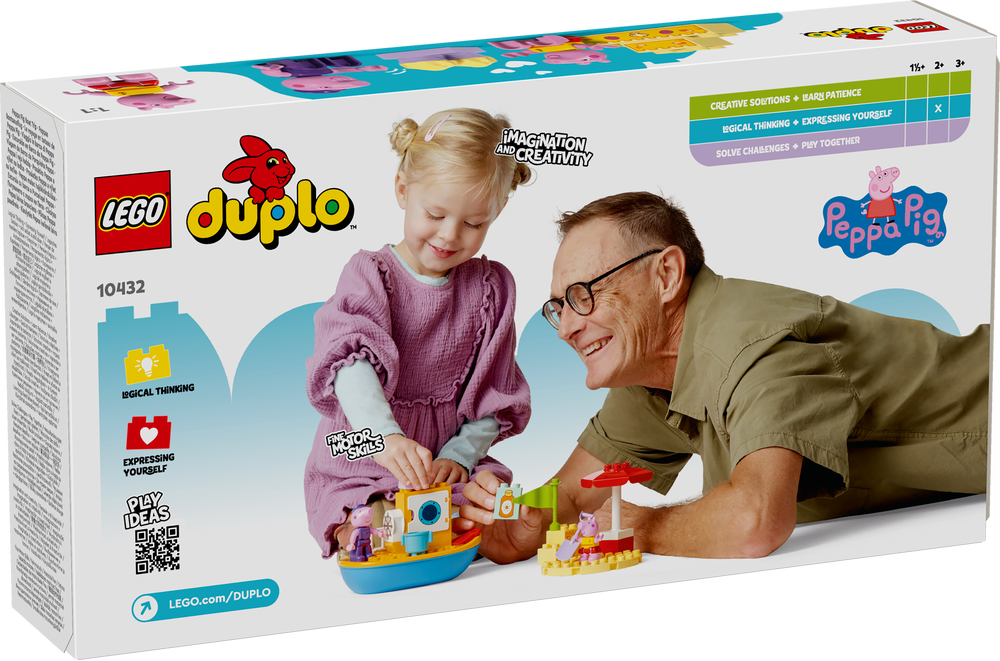 LEGO_10432_DUPLO_Peppas_Bootsausflug:_Spielzeugboot, Finger, Person, Erwachsener, Männlich, Mann