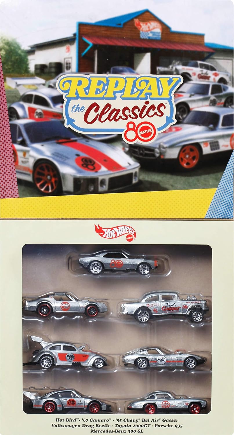 Hot Wheels Mattel 80th Anniversary Silver Series