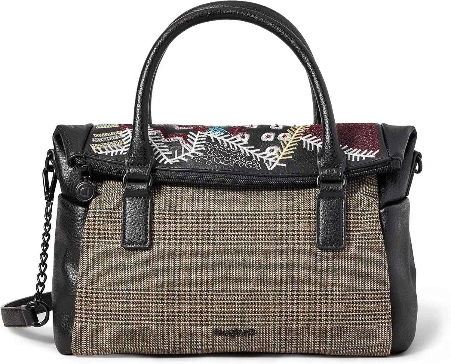 Desigual Damen Handtasche 20WAXPD1/2006 „Wings Loverty“ - Dunkelgrau