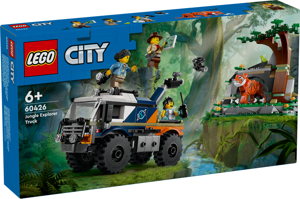 LEGO 60426 City Dschungelforscher-Truck LEGO, 60426, City, Dschungelforscher-Truck, Maschine, Rad, Spielzeug, Person