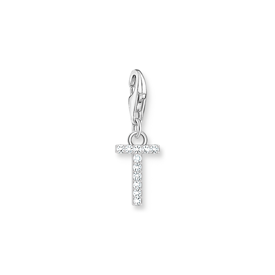 Thomas, Sabo, Anhänger, Charm-Club, 925, Sterling, Silber, Zirkonia, Weiß, 1957-051-14, Kreuz, Symbol, Zubehör