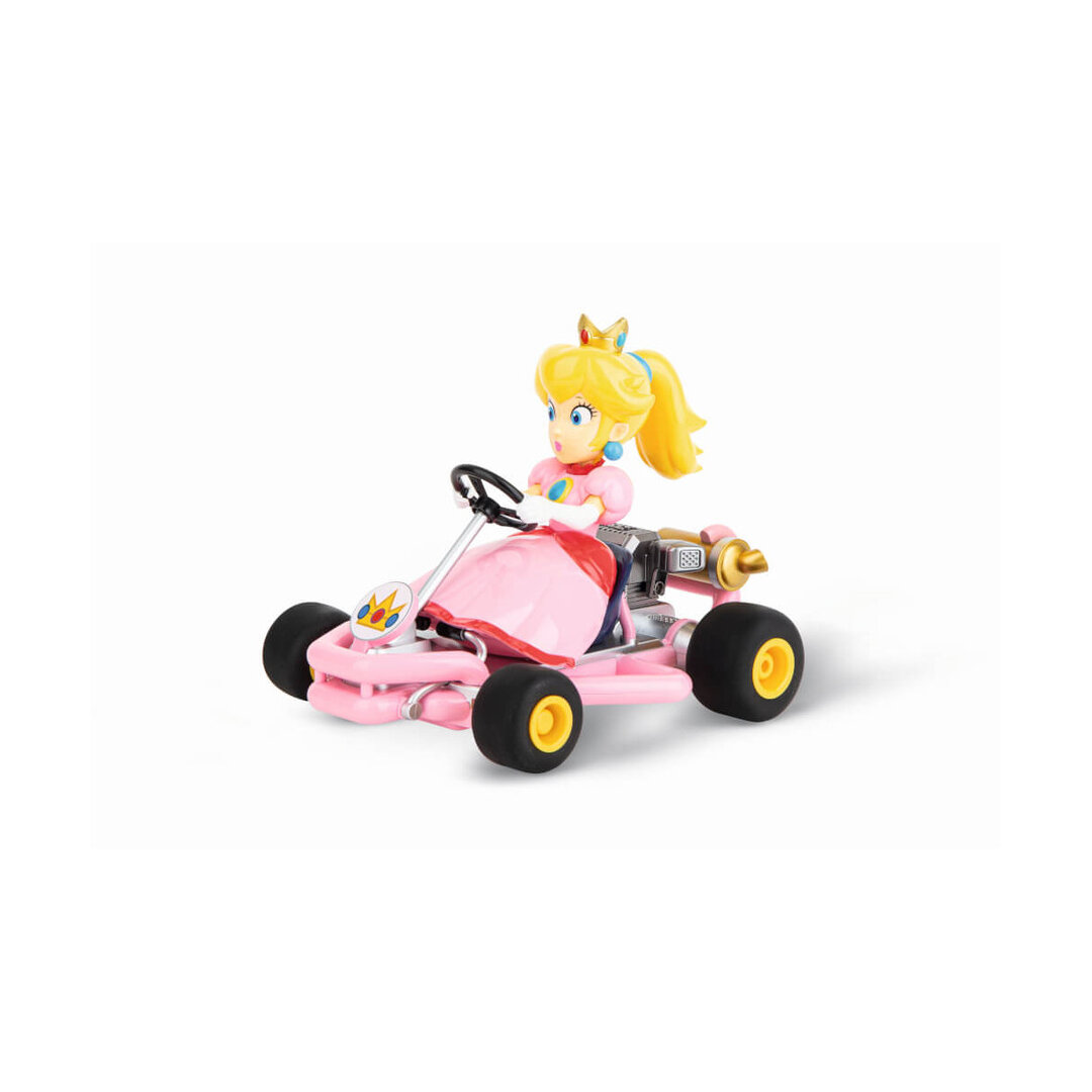 Carrera_RC_2,4GHz_Mario_Kart(TM)_Pipe_Kart,_Peach_370200986P, Kart, Fahrzeug, Maschine, Rad, Gesicht
