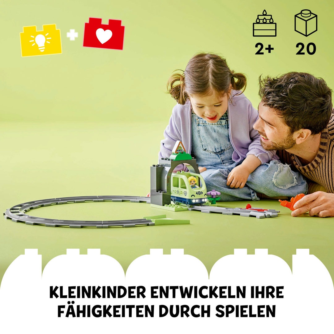 LEGO® DUPLO® Eisenbahntunnel und Schienen - Erweiterungsset 10425