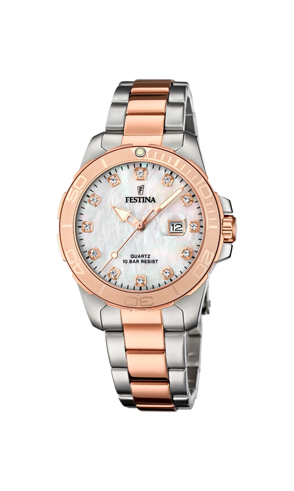 FESTINA DAMEN UHR BOYFRIEND COLLECTION F20505/1 EDELSTAHL ARMBAND