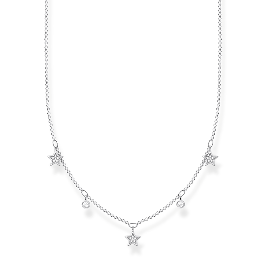 Thomas Sabo Kette Sterne Silber Länge 45 Cm Ke2075-051-14 Thomas, Sabo, Kette, Sterne, Silber, Länge, 45, Cm, Ke2075-051-14, Zubehor, Schmuck, Halskette, Diamant, Edelstein
