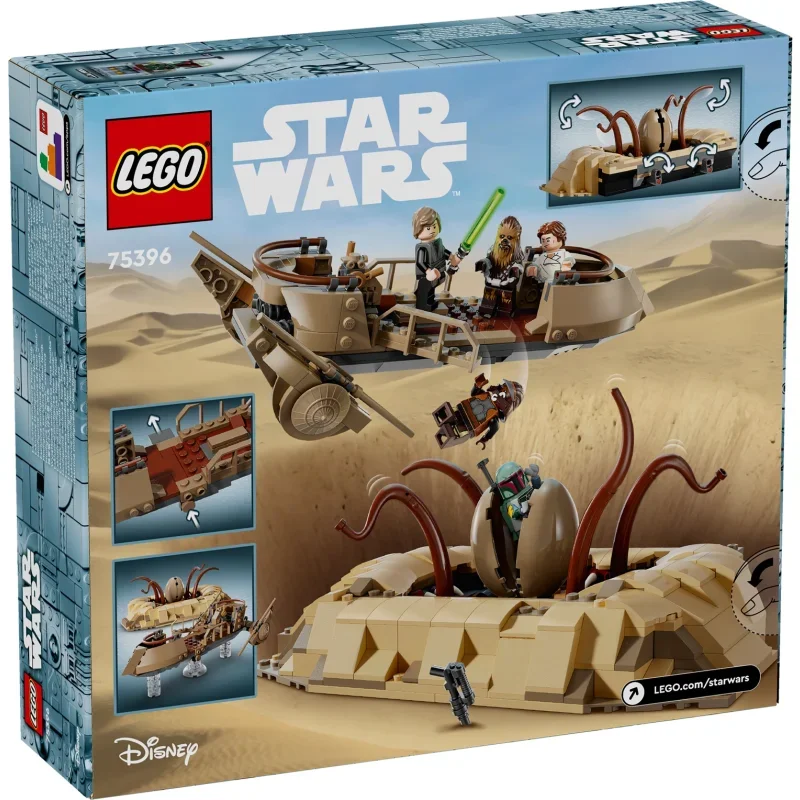 LEGO® Star Wars™ Wüsten-Skiff und Sarlacc-Grube 75396