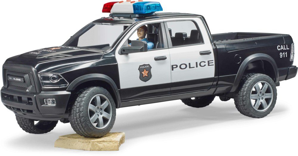 Bruder 02505 Ram 2500 Polizei Pickup Mit Polizist Bruder, 02505, Ram, 2500, Polizei, Pickup, Mit, Polizist, Kleintransporter, Fahrzeug, Person, Rad, Auto