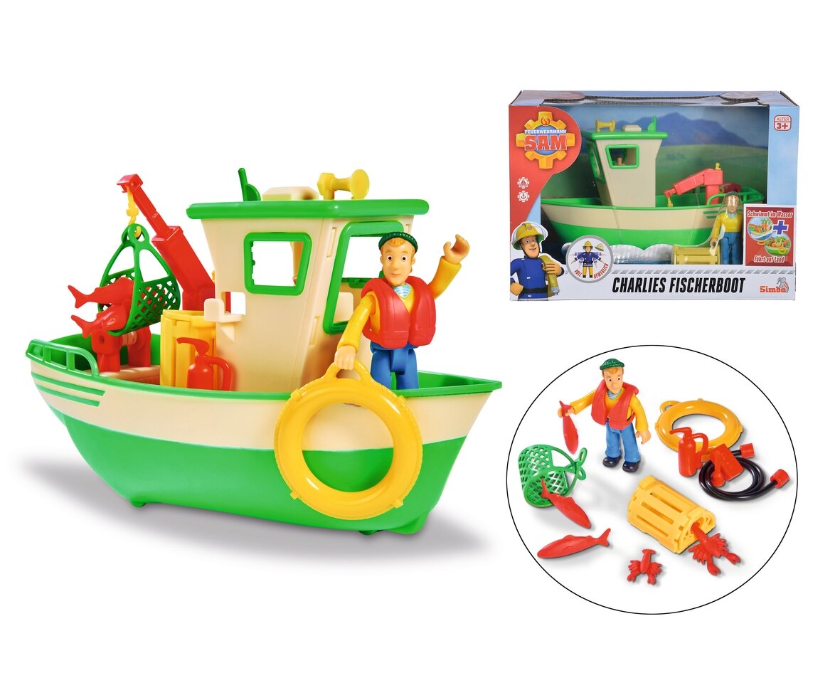 Sam Charlies Fischerboot mit Figur 109251074 Sam, Charlies, Fischerboot, mit, Figur, 109251074, Spielbereich, Person, Drinnen
