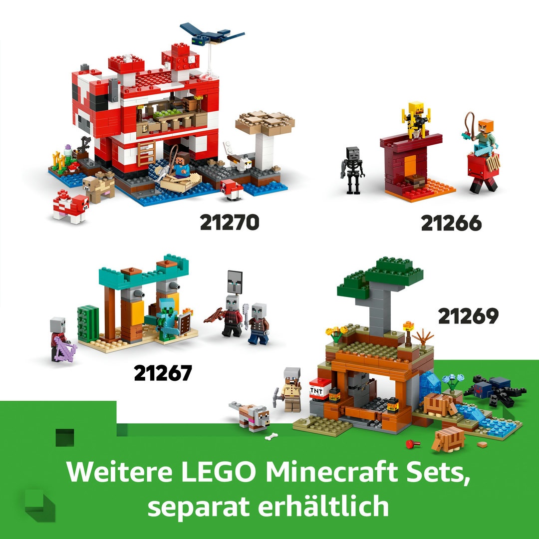 LEGO® Minecraft™ 21266 Das Lava-Duell im Nether