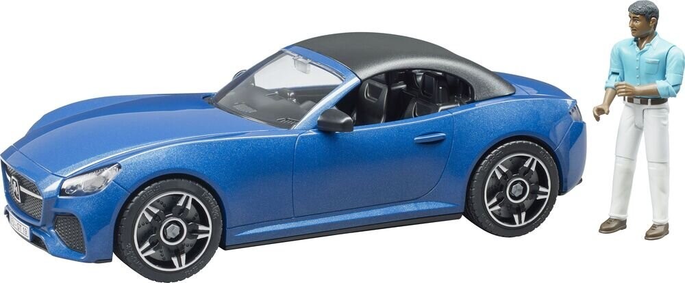 Bruder 03481 Bruder Roadster mit Fahrer Auto, Coupe, Rad, Mann, Person, Auto, Coupe, Rad, Mann, Person, Auto, Coupe, Rad, Mann, Person