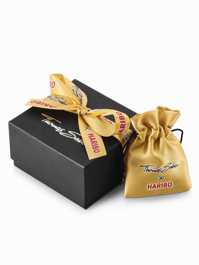 Thomas Sabo Armband Mit Haribo Goldbär Länge 19 Cm Blau Silber A2151-052-1-L19V Tasche