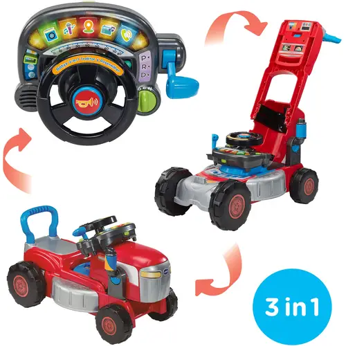VTech Babys 3-in-1 Traktor Rasenmäher