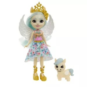 Enchantimals Pegasus Spielfigur mit Pegasus-Pferd und thematischem Zubehör