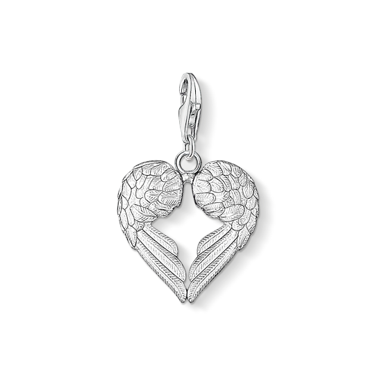 Thomas Sabo Anhänger Charm-Club Flügelherz Thomas, Sabo, Anhänger, Charm-Club, Flügelherz, Zubehor, Ohrring, Schmuck, Medaillon, Anhänger