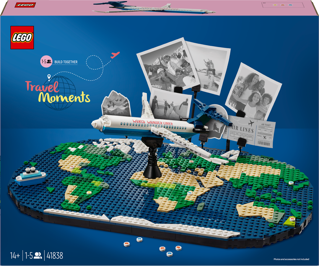LEGO® Reiseerinnerungen 41838 Flugzeug, Verkehrsflugzeug, Person, Werbung