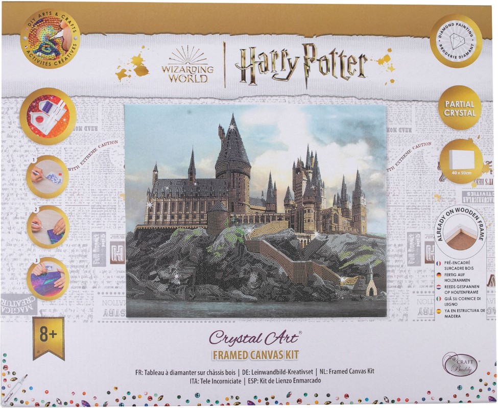 Crystal Art Leinwandbild Hogwarts Castle Crystal, Art, Leinwandbild, Hogwarts, Castle
