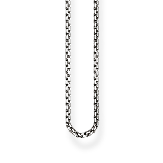 Thomas Sabo Kette, Geschwärzt Länge 50 cm KE1106-637-12, Sterling Silver Thomas, Sabo, Kette, Geschwärzt, Länge, 50, cm, KE1106-637-12, Sterling, Silver, Zubehor, Schmuck, Halskette, Kette
