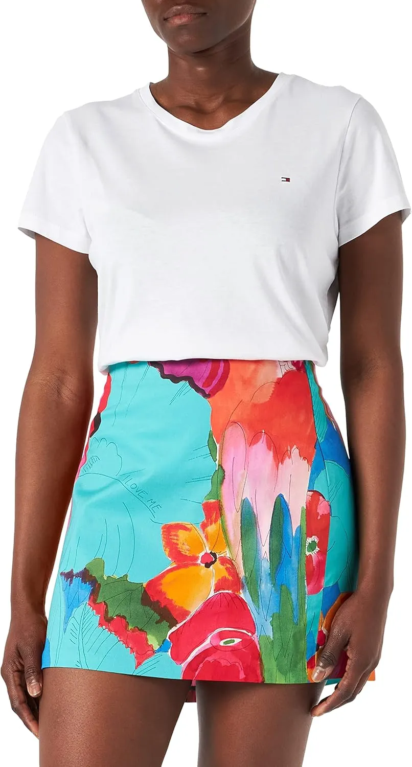 Desigual Damen Minirock „Tropical Love Me“ - Mehrfarbig 22SWFW13 GR. L