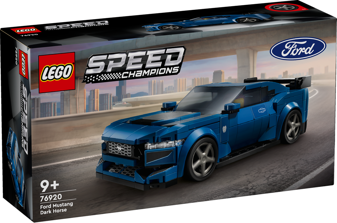 LEGO_76920_Speed_Champions_Ford_Mustang_Dark_Horse_Sportwagen, Auto, Coupé, Sportwagen, Rad, Leichtmetallrad
