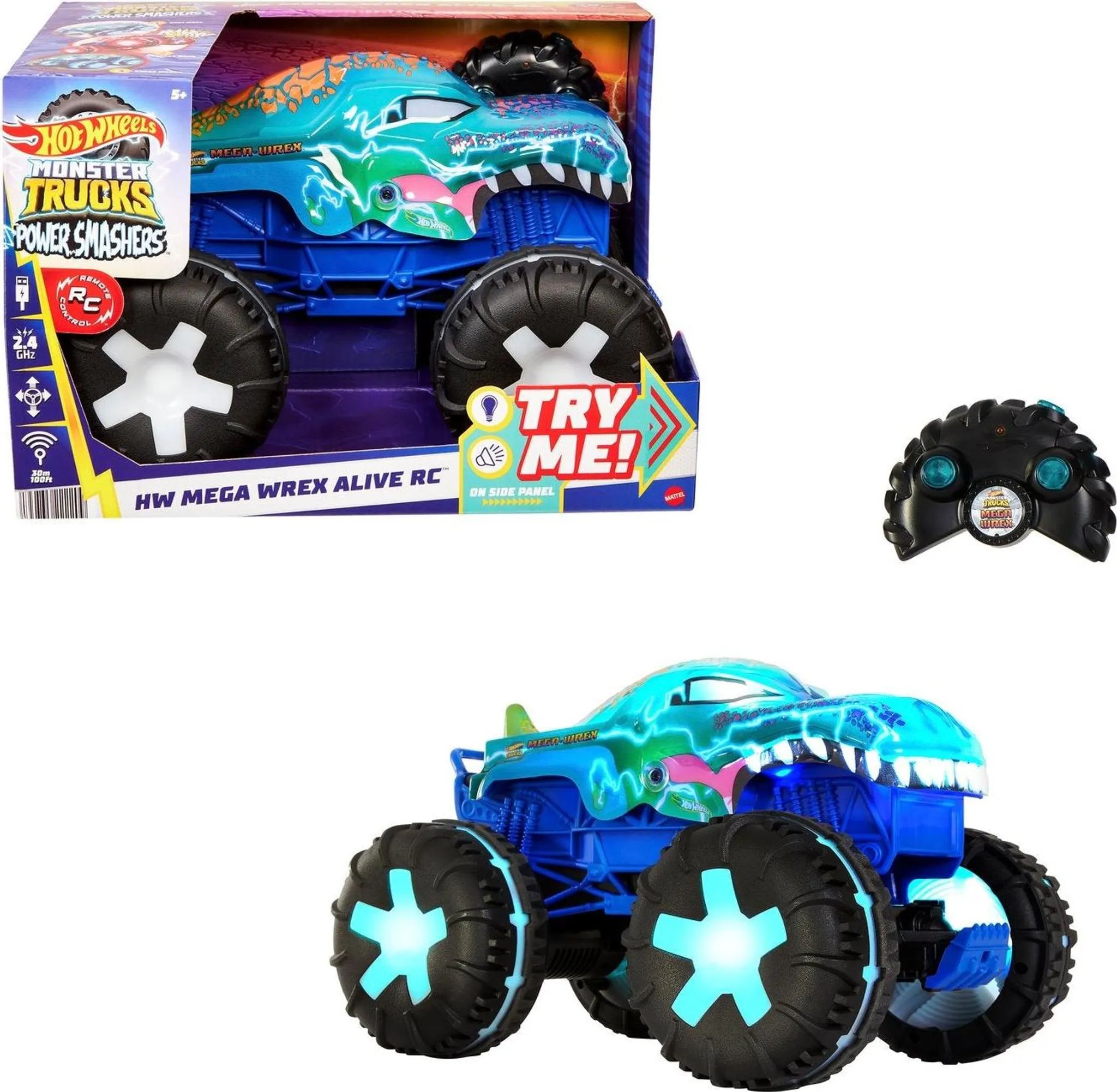 Hot Wheels Monster Trucks R/C 1:15 Mega Wrex International Hot Wheels Monster Trucks R/C 1:15 Mega Wrex International