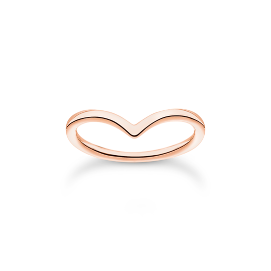 Thomas Sabo Ring V-Form Gr. 52 Rosegold Thomas, Sabo, Ring, V-Form, Gr., 52, Rosegold, Zubehor, Schmuck, Ring