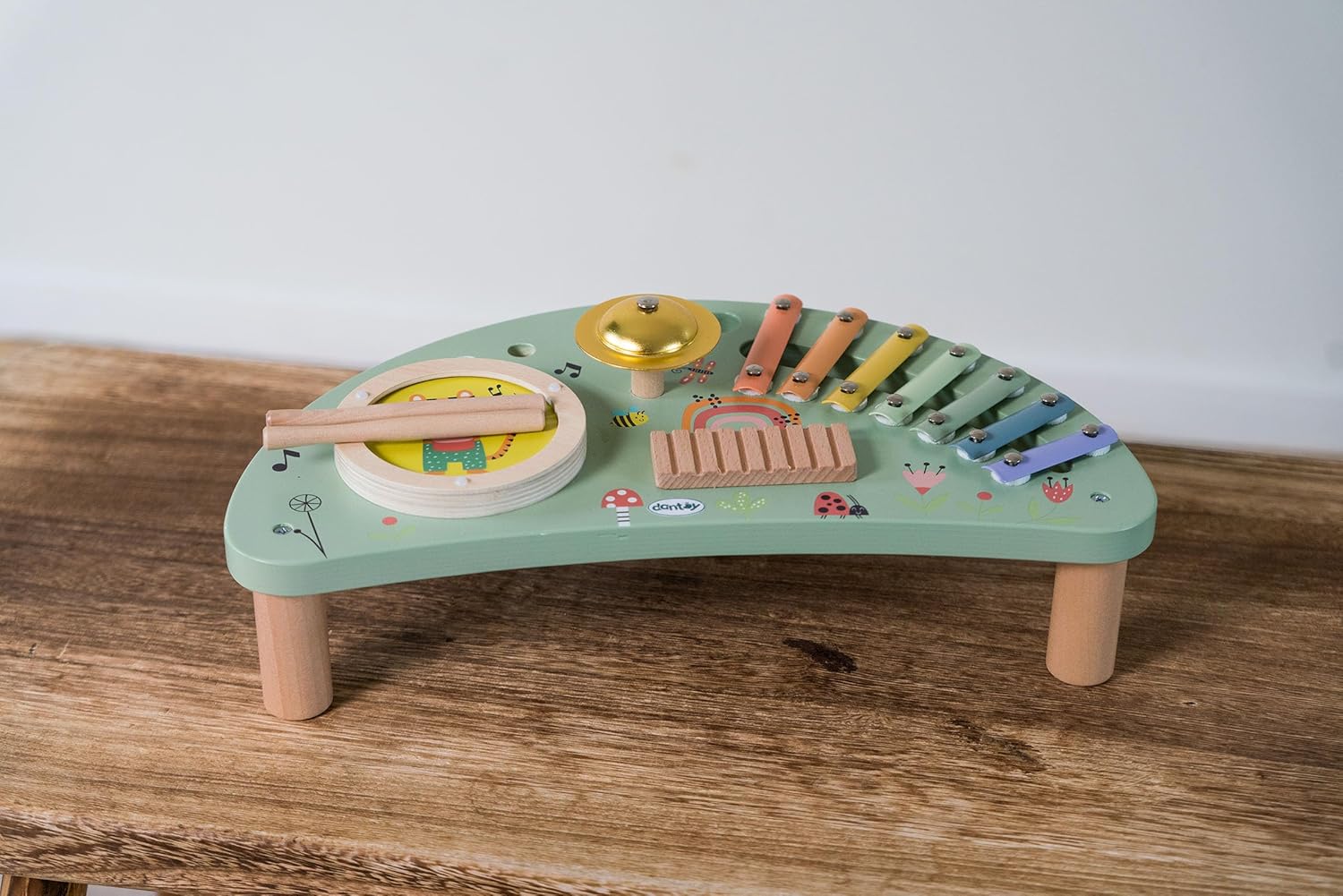 Dantoy 4776 Musikstation - Holzspielset in Geschenkbox, 3-teilig