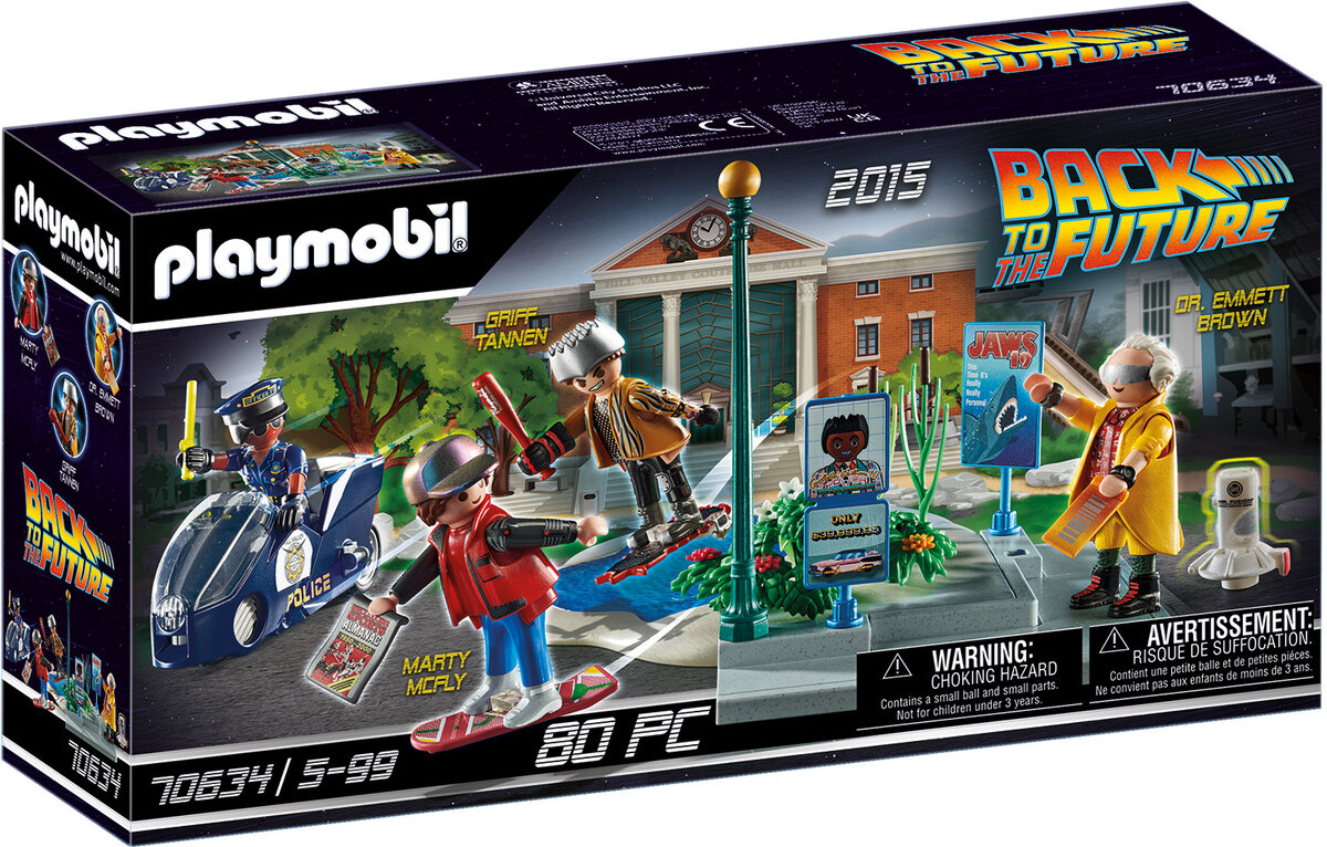 PLAYMOBIL, 70634, Back, to, the, Future, Part, II, Verfolgung, mit, Hoverboard, Person, Auto, Transport, Fahrzeug