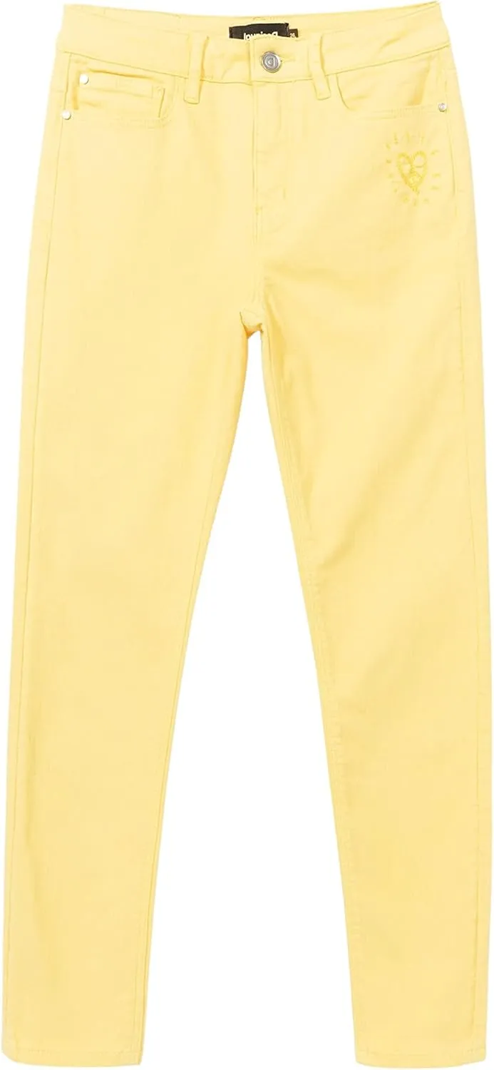 Desigual Damen Hose „Alba“ - Gelb 21SWPN088018 GR. 36