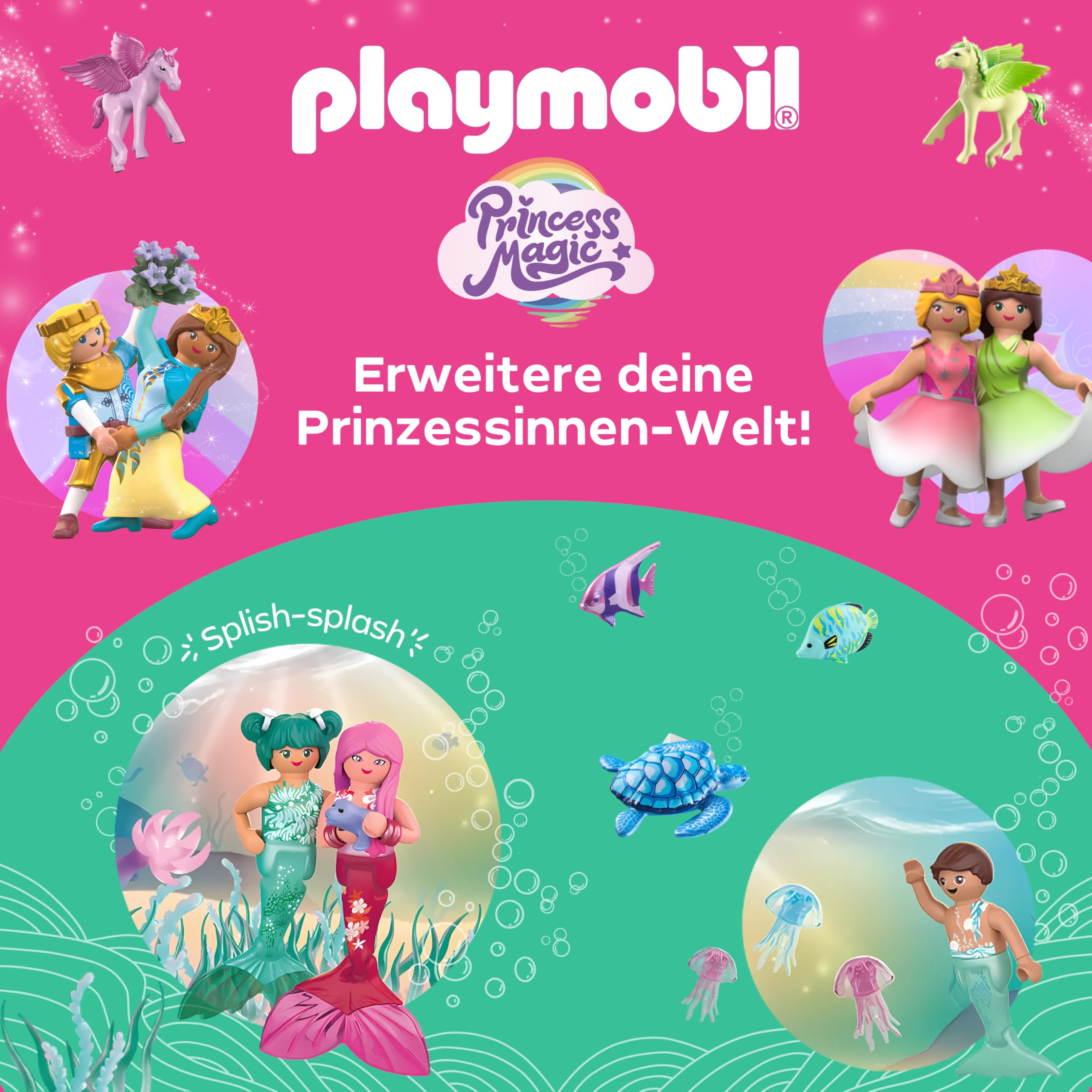 PLAYMOBIL 71861 Meerjungfrauen-Schatz mit Delfinen Magisches Unterwasser-Abenteuer