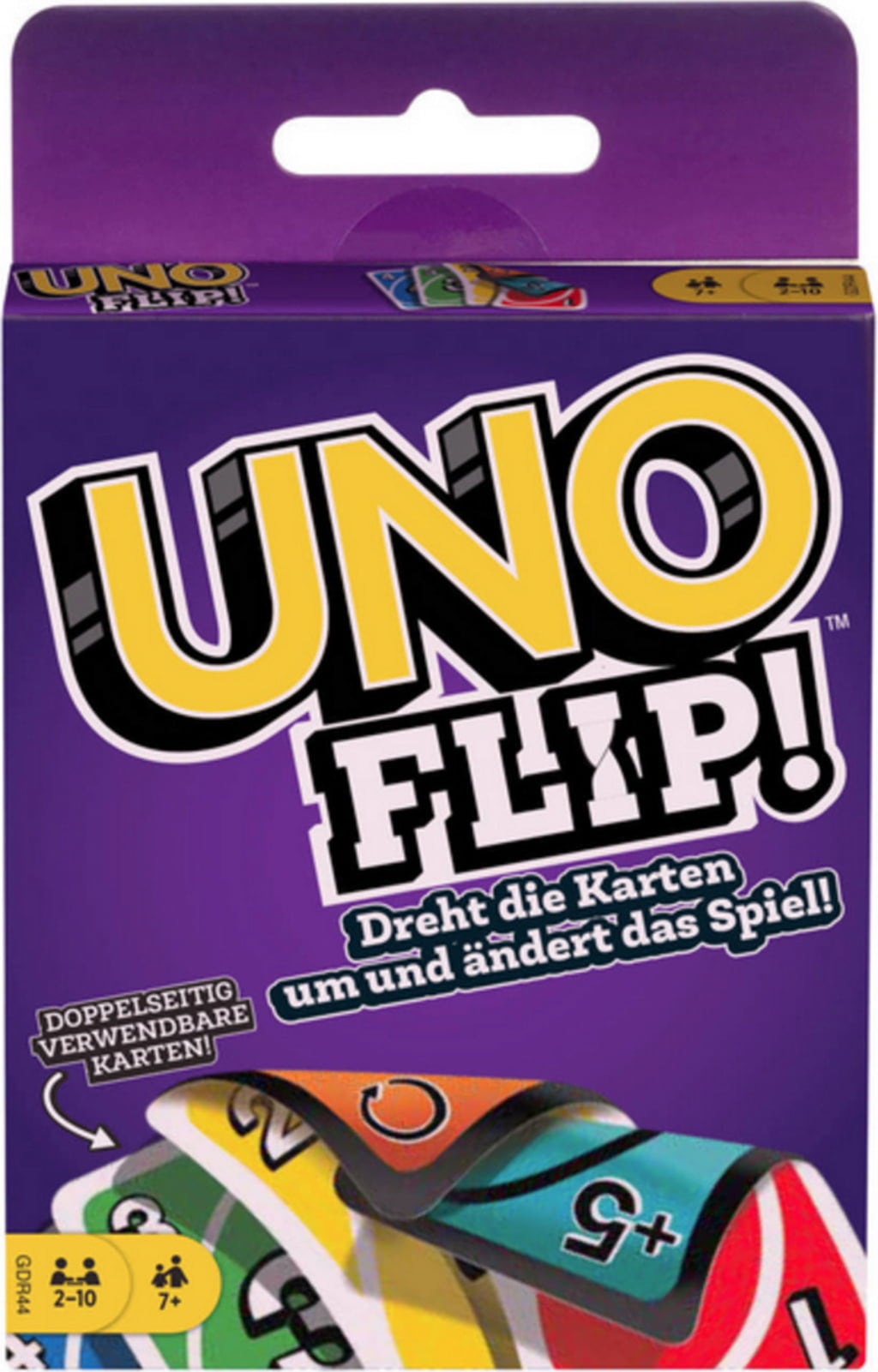 UNO Flip Side Das Kartenspiel mit doppelter Spannung Mattel GDR44 UNO, Flip, Side, Das, Kartenspiel, mit, doppelter, Spannung, Mattel, GDR44